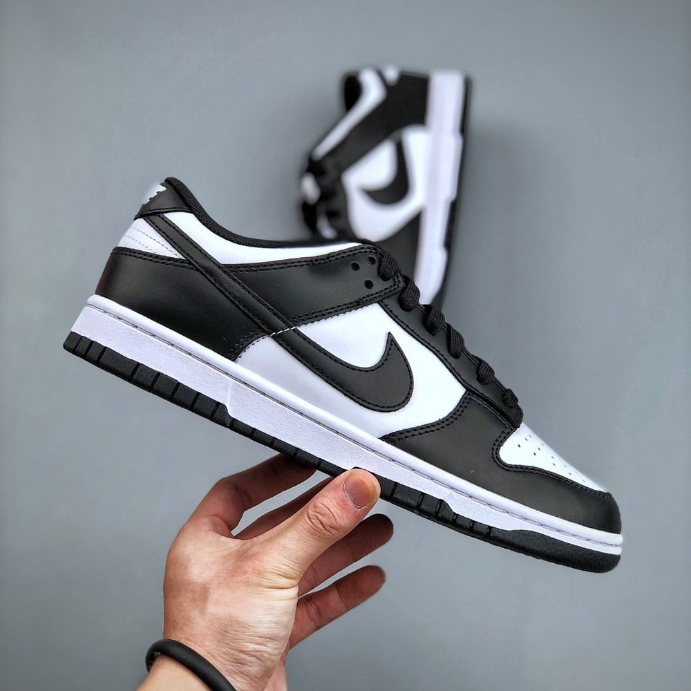 Nike Dunk Low Retro White Black Panda Women Size 6.5 - Picture 4 of 9